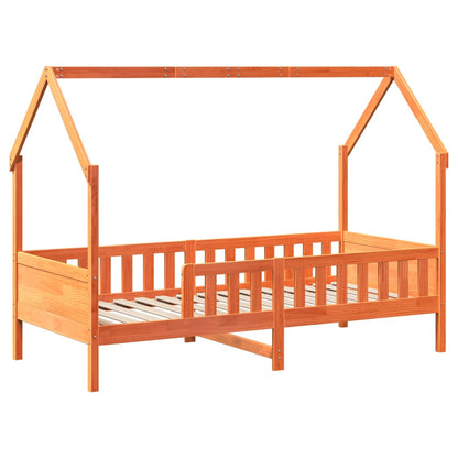 Barnesengeramme med skuffer svart 90x200 cm heltre furu