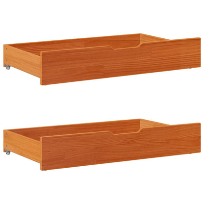 Barnesengeramme med skuffer svart 90x200 cm heltre furu