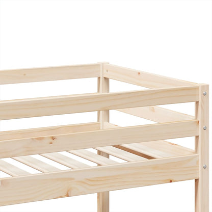 Køyeseng 75x190 cm heltre furu