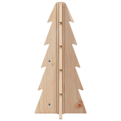 Juletre av tre til pynt 49 cm heltre furu
