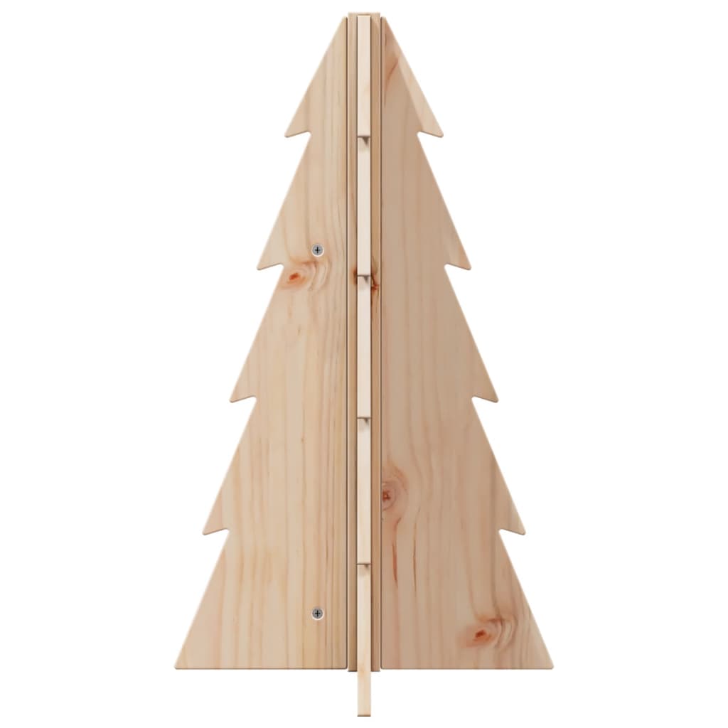 Juletre av tre til pynt 69,5 cm heltre furu