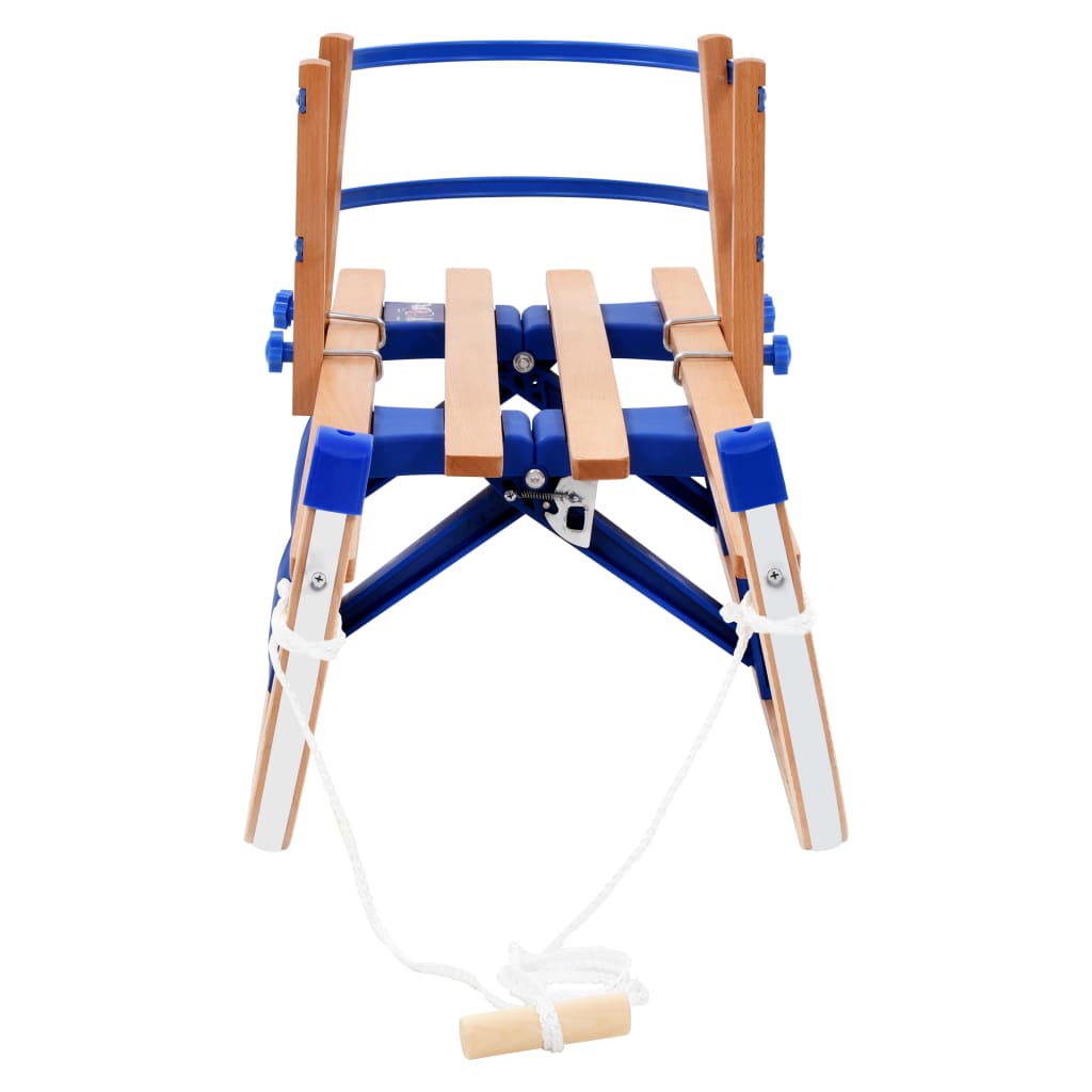Trekjelke med ryggstøtte sammenleggbar 119 cm