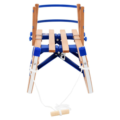 Trekjelke med ryggstøtte sammenleggbar 119 cm