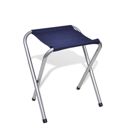 Sammenleggbart campingbord med 4 krakker aluminium 120x60 cm