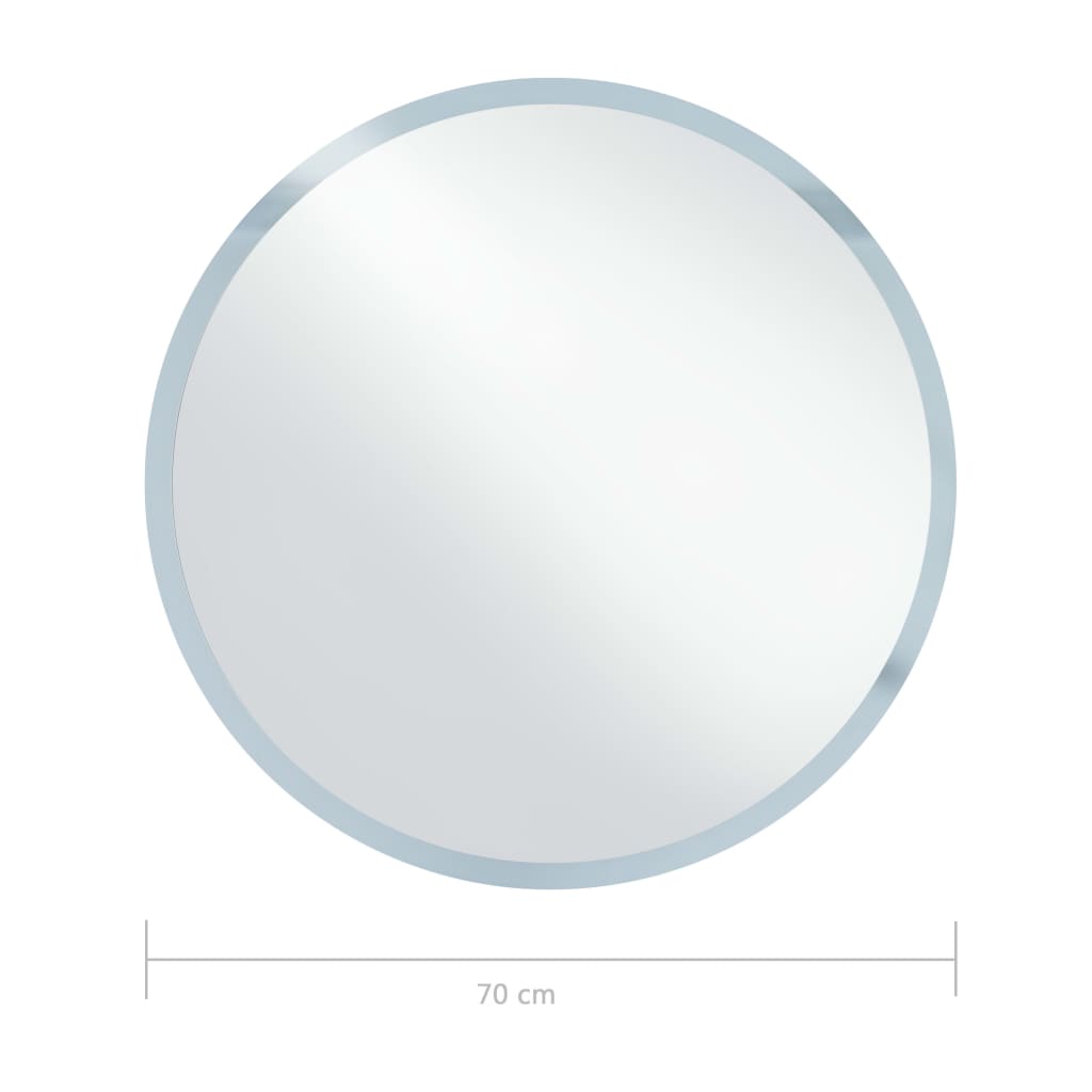 LED-speil til bad 70 cm