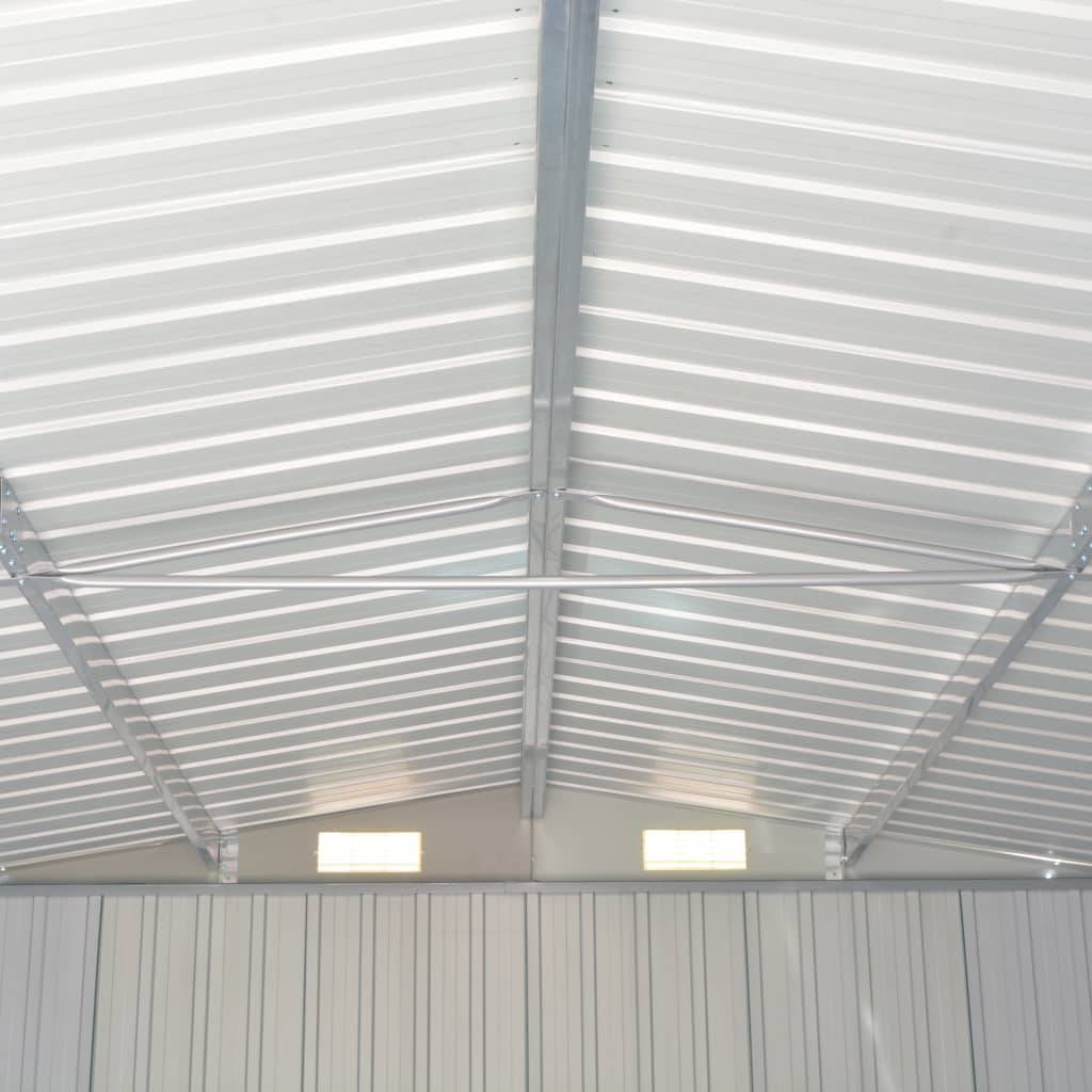 Hageskur antrasitt 257x990x181 cm galvanisert stål
