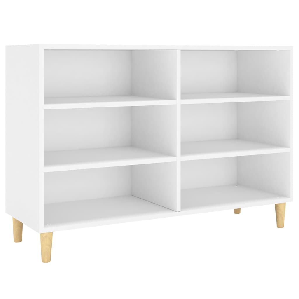 Hvit skjenk med skandinavisk design