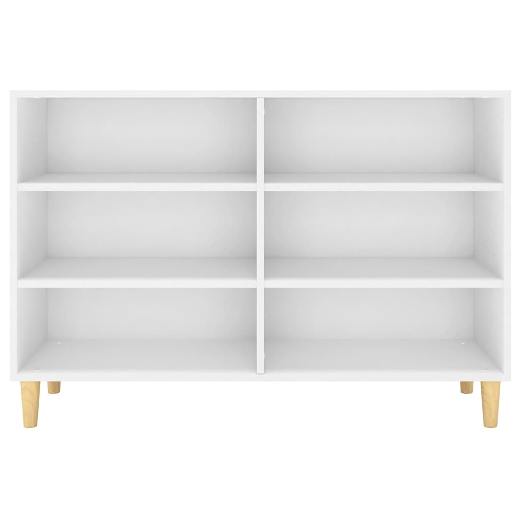 Hvit skjenk med skandinavisk design