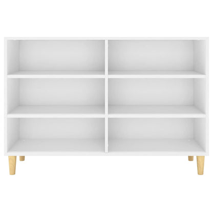 Hvit skjenk med skandinavisk design