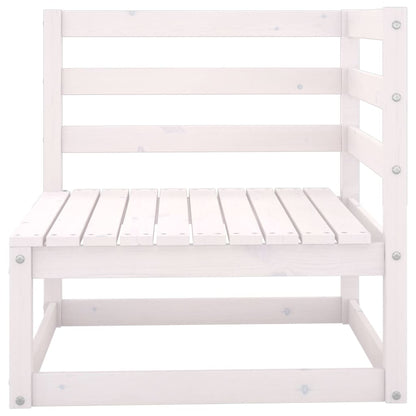 4-seters hagesofa hvit heltre furu