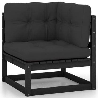 Hagesofa med puter 3-seters heltre furu