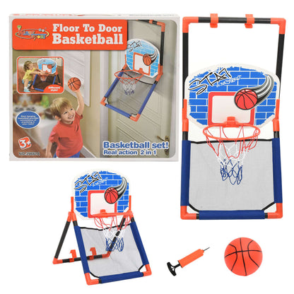 Lær barna basketball med dette basketballsettet