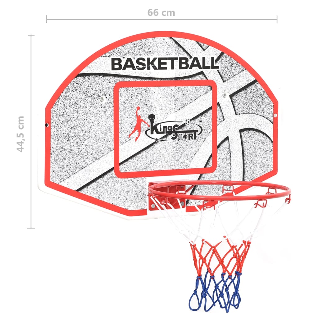 Veggmontert basketballsett i 5 deler