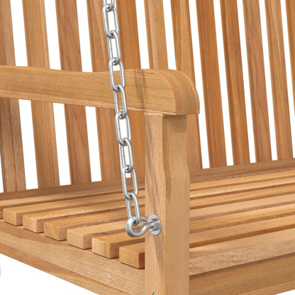 Hengebenk / huskestol i heltre teak