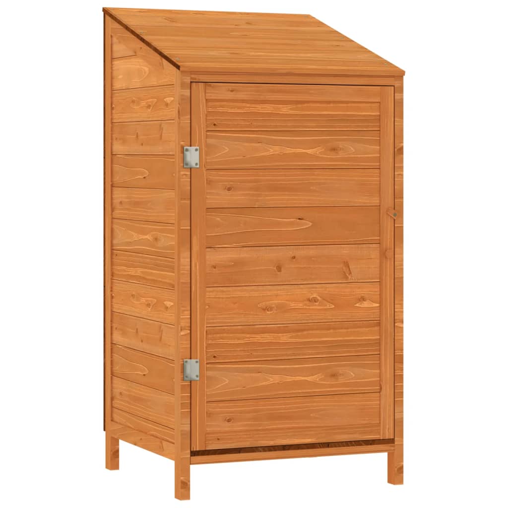 Hageskur brun 55x52x112 cm heltre gran