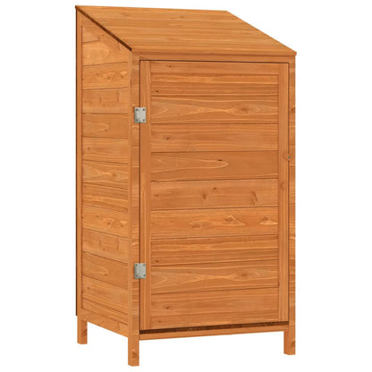 Hageskur brun 55x52x112 cm heltre gran