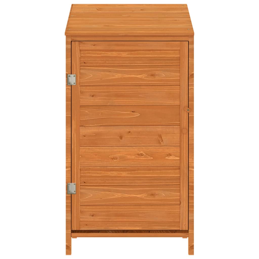 Hageskur brun 55x52x112 cm heltre gran