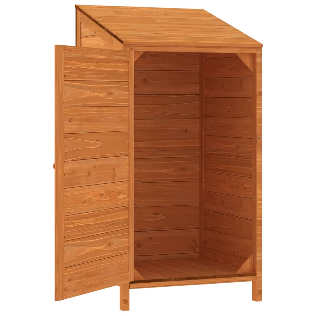 Hageskur brun 55x52x112 cm heltre gran