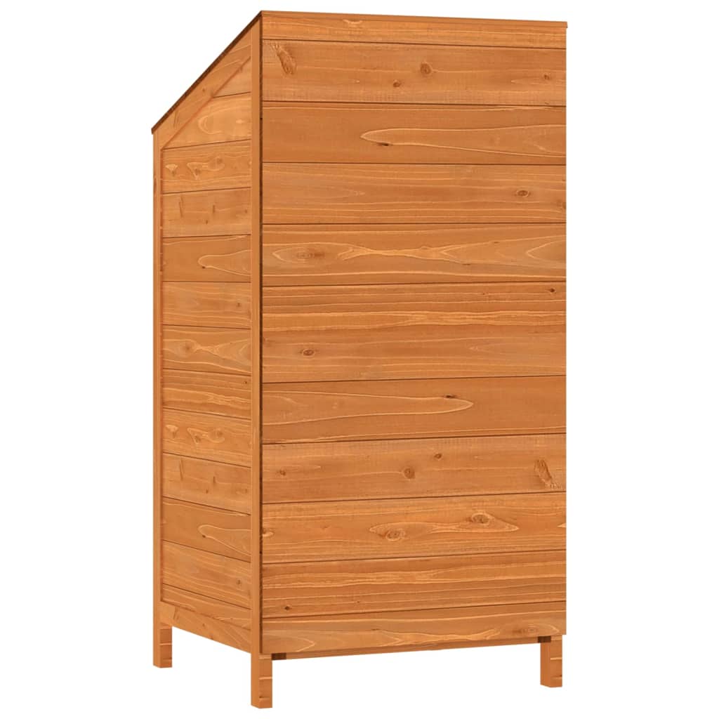 Hageskur brun 55x52x112 cm heltre gran