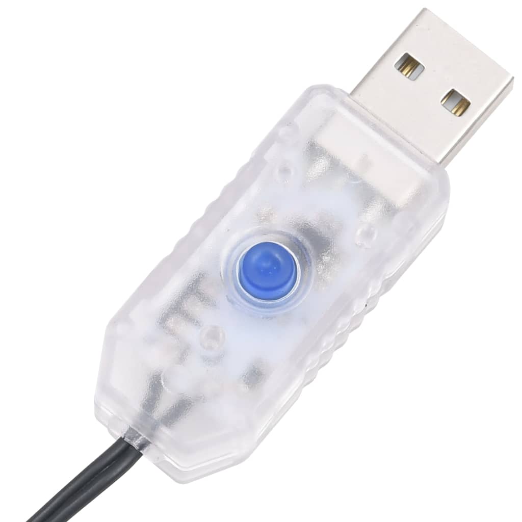 LED-strenglys med 150 lysdioder, blå, 15 m