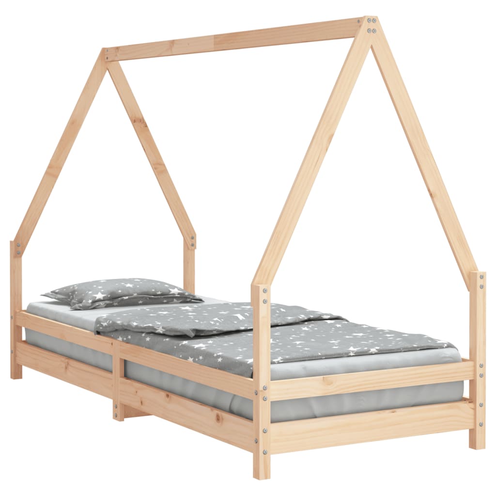 Barnesengeramme 90x200 cm heltre furu