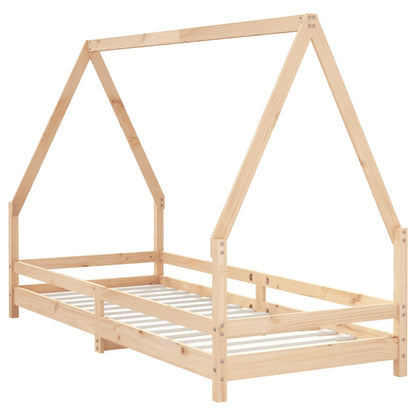 Barnesengeramme 90x200 cm heltre furu